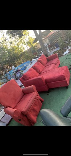 Couch and rocking chair $40 today if you pick up