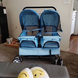 Double Pet Stroller 