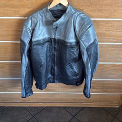 Scotch lite 3M Leather Motorcycle Jacket 