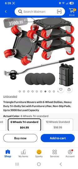 Heavy Duty Furniture Mover Tri-Dolly Set