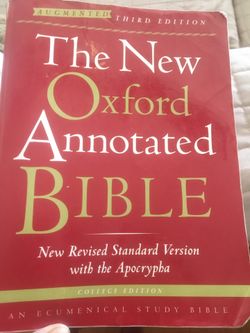 The New Oxford Annotated Bible