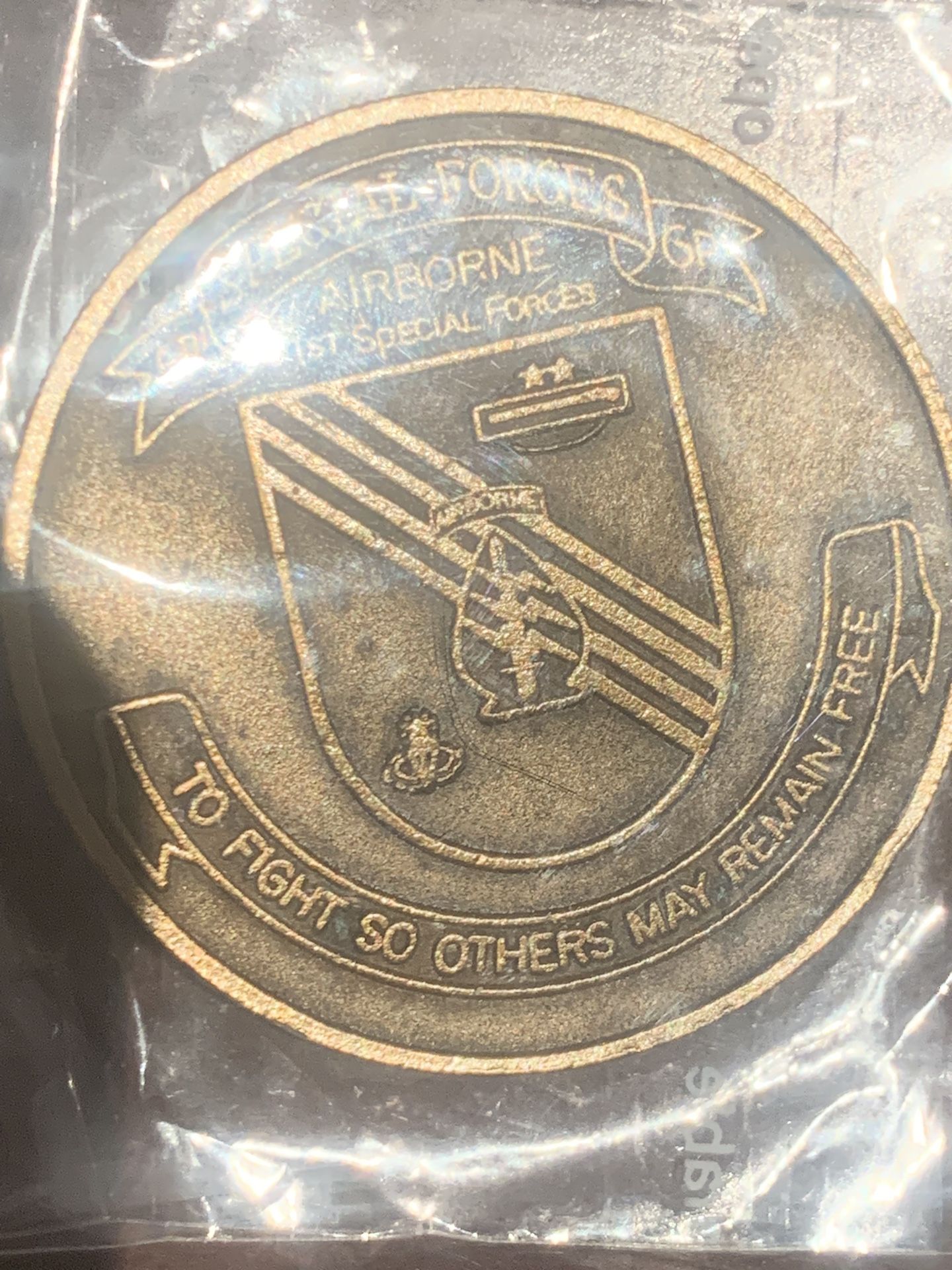 5th Special Forces Group ODA 576 Challenge Coin