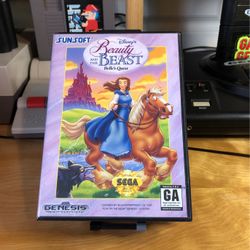 Sega Genesis Beauty And The Beast Belle’s Quest
