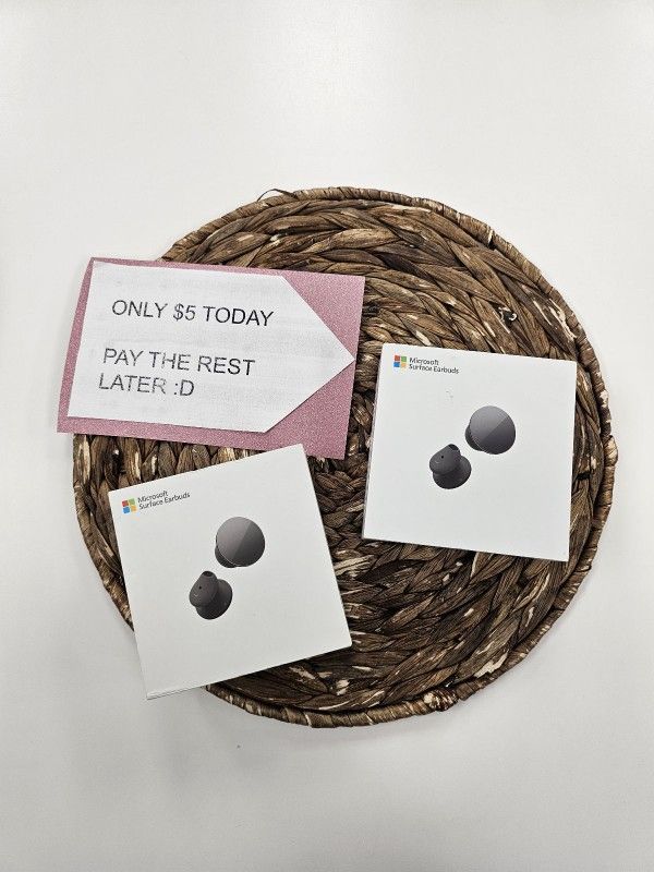 Microsoft Surface Earbuds Bluetooth Headphones - Pay $1 DOWN AVAILABLE - NO CREDIT NEEDED