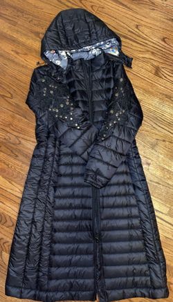 Brand new Johnny Was (designer) black puff ski jacket