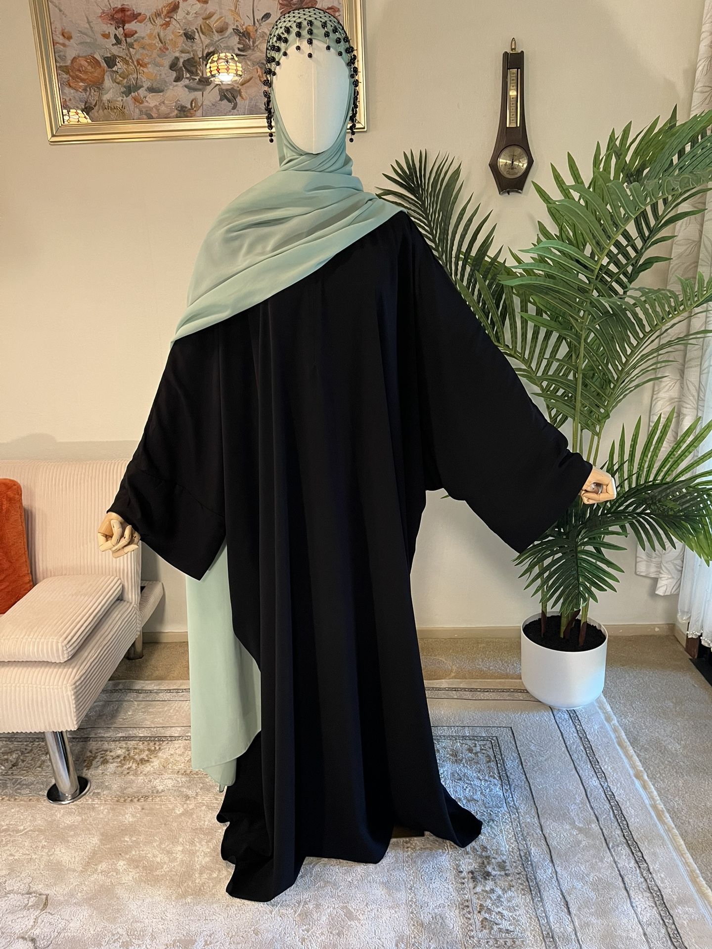 Butterfly Wide Abaya For Breath Feed Sisters