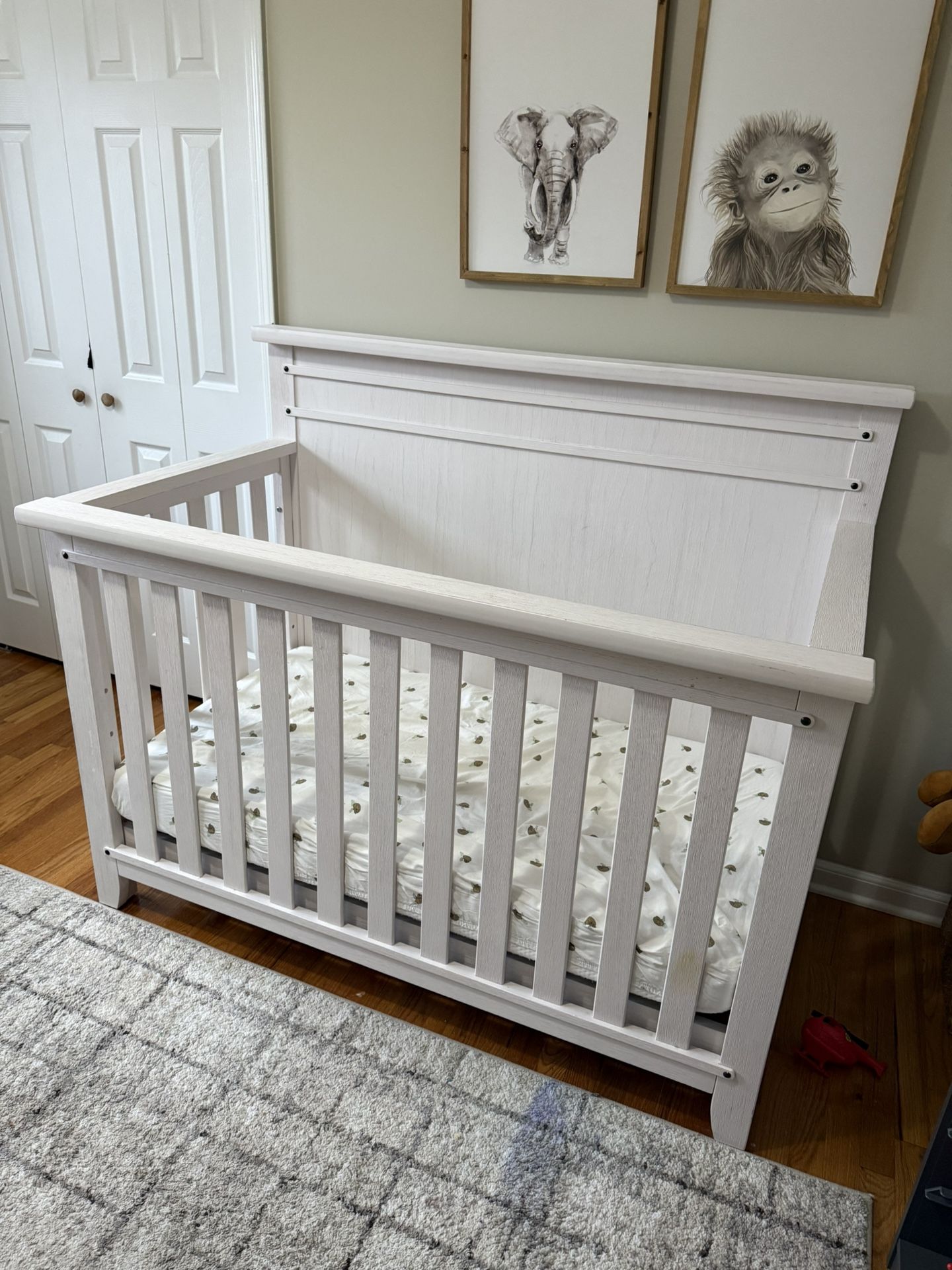 crib and mattress