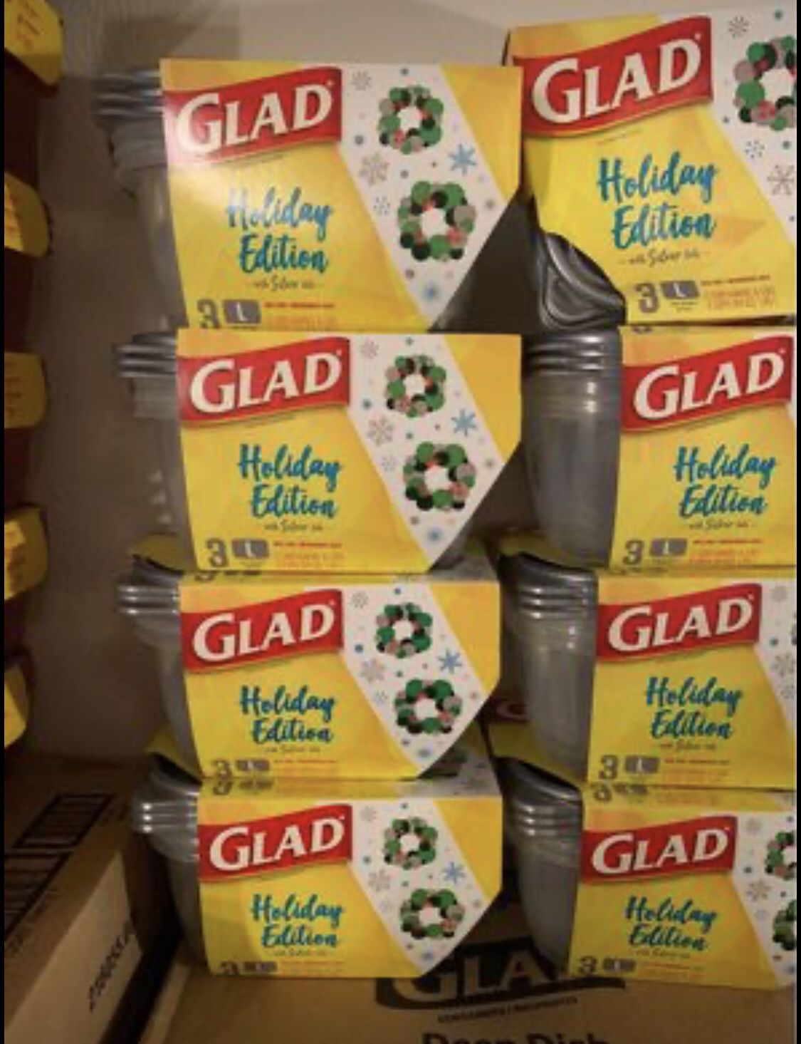 Glad Holiday Storage Containers - household items - by owner