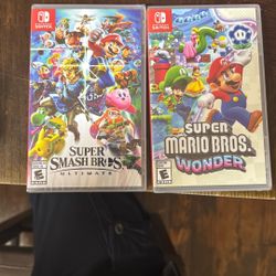 Nintendo Switch Mario Games 2 For $100 New 