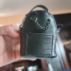 New Black Mini Backpack Wristlet 