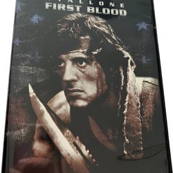 First Blood (DVD, 1982) Sylvester Stallone  This DVD from 1982 features one of the most iconic action heroes of all time, played by Sylvester Stallone