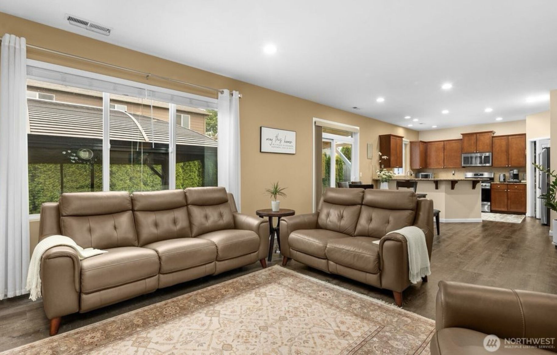 Malibu 3-piece Leather Power Reclining Set with Power Headrests – Sofa, Loveseat, Chair.