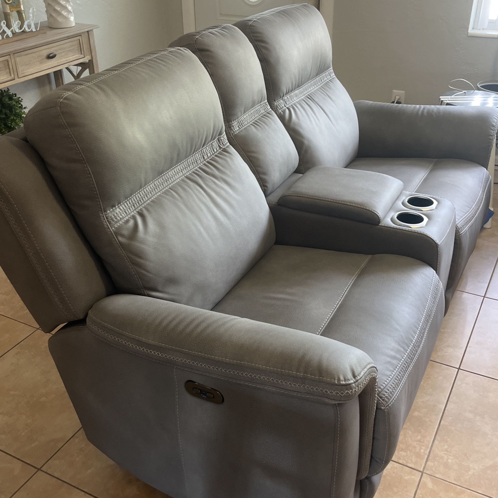 Power Recliner Loveseat And Sofa