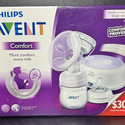 NEW, PHILIPS AVENT Single Electric Breast Pump Comfort, BPA Free