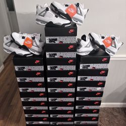 Jordan 4 ‘White Cement’ (Brand New)