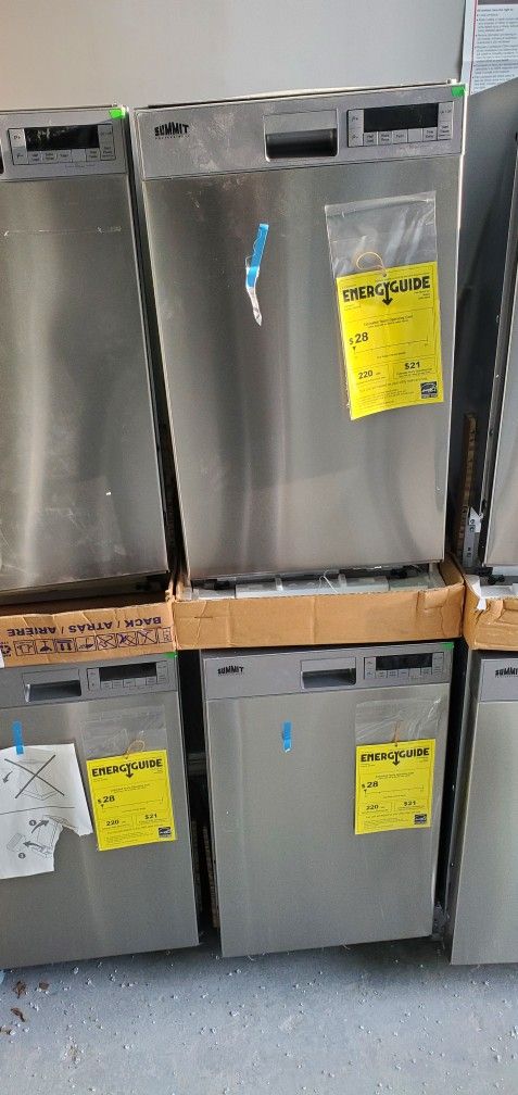 Dishwasher  18 Inch New Open Box $590 Warranty 