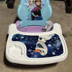 Frozen Booster Seat With Adjustable Tray