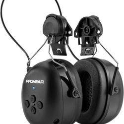 PROHEAR 037BR04 Bluetooth Hearing Protection with Adapter for 3M H-700 Hard Hats