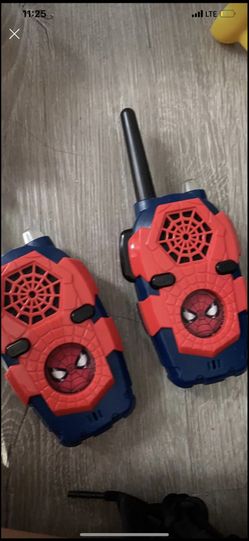 Spider man walker talkie