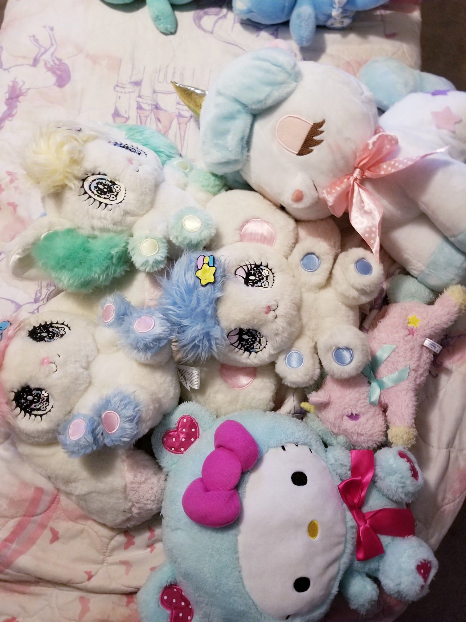 Sanrio, Amuse, Hello Kitty, Twinstars, PeroPero Sparkle Stuffed Toys