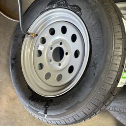 4x Trailer Tires With Rims 205x75-15 $460