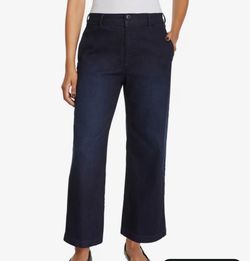 Ella Moss Wide Leg Crop denim pants NEW