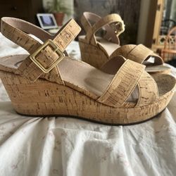 Size 10 Abeo Worn A Few Times Wedges Good Foot Brand Heels Neutrals 