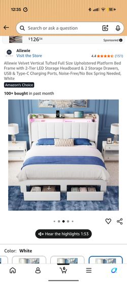 Full size bed