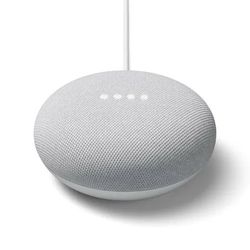 Google Nest Mini 2nd Gen - Bluetooth Speaker with English and Muliti Language Compatibility for Use Anywhere (Light Gray