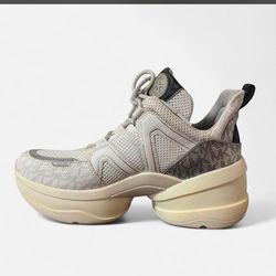 Michael Kors Sneakers Women’s Size 8 – Cream/Beige – Excellent Condition