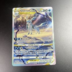 Glaceon V Star Crown Zenith Pokemon Card