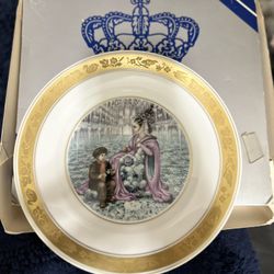Collection Of Christmas Ornamental Plates. 