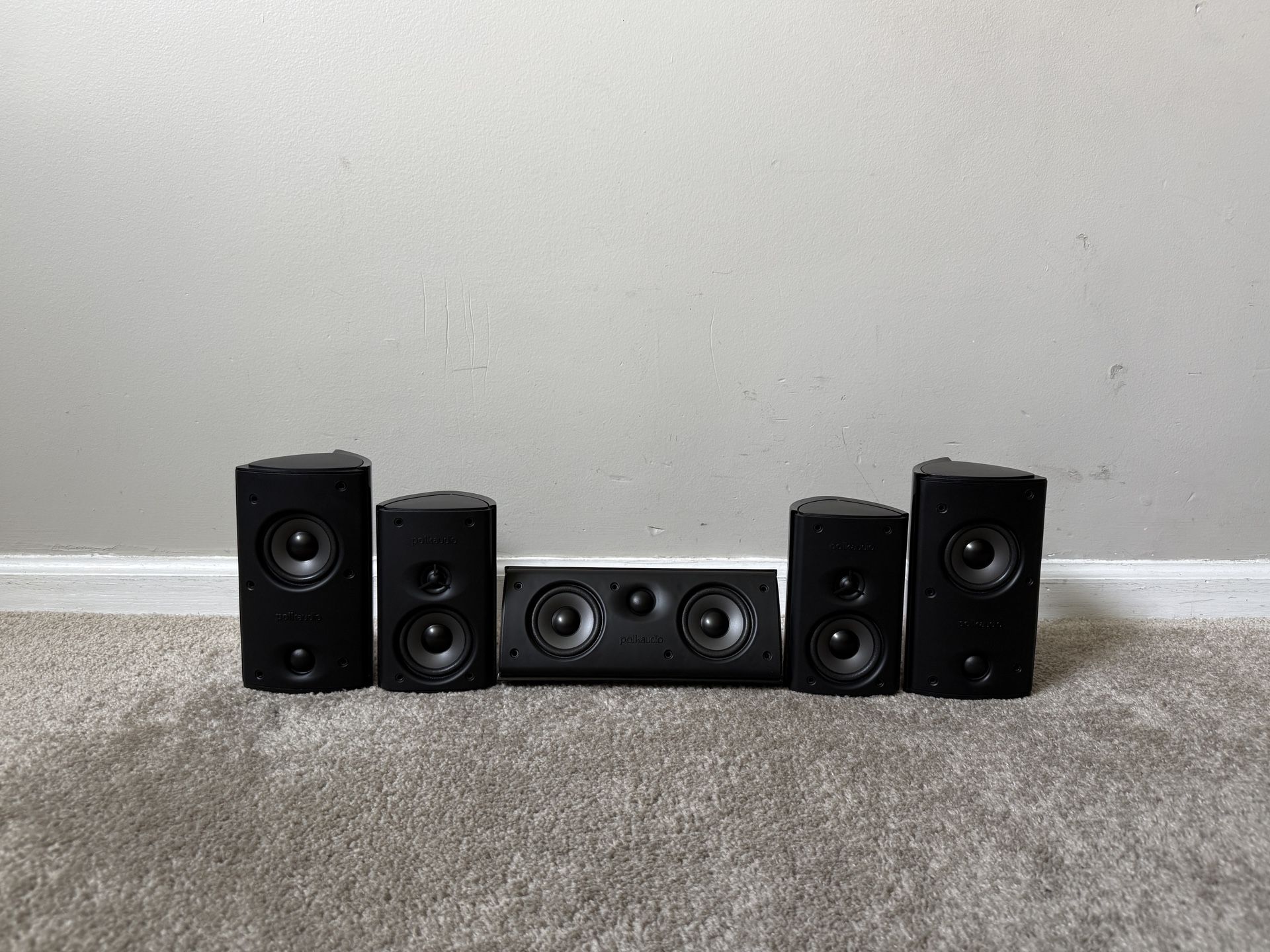 Polk Audio RM85 5 Home Theater Surround Satellite Speakers