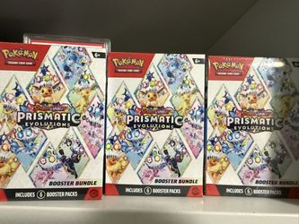 Pokemon Prismatic Booster Bundle