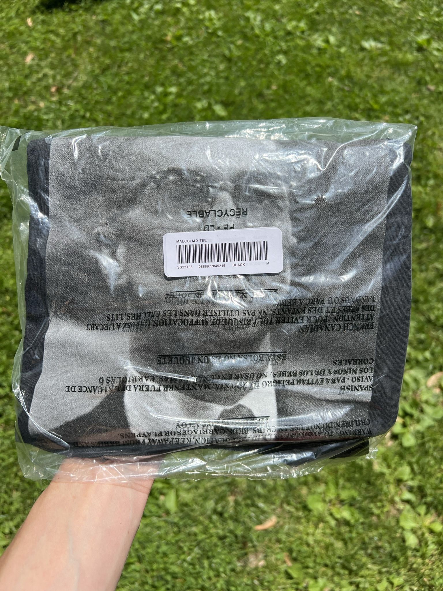 Supreme Malcolm X Tee Black Size M