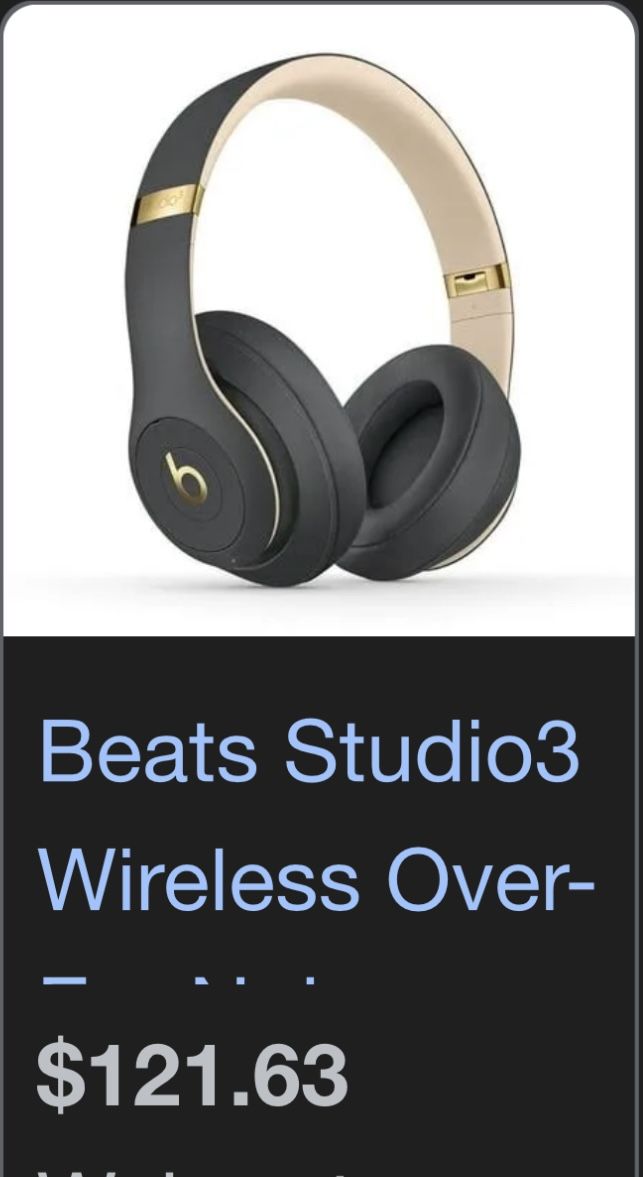 Beats Studio3 Wireless Over-Ear Noise Cancelling Headphones - The Beats Skyline Collection - Shadow Gray