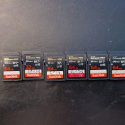 Sandisk Sd Memory Cards Extreme Pro