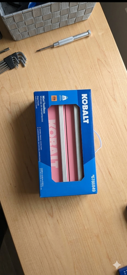New Pink Kobalt Tool Box
