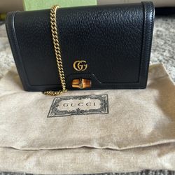 GUCCI DIANA MINI BAG WITH BAMBOO 100% AUTHENTIC