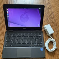 Dell Chromebook 3100/4GB RAM/32GB eMMC/Linux Ubuntu/Fully Functional