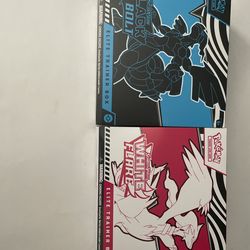 Pokemon Black Bolt and White Flare Elite Trainer Box ETB Set of 2
