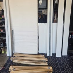 2 Gently Used IKEA SLÄKT Twin Beds – One w/ Mattress – Great Condition!