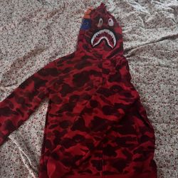 Red Bape Hoodie Large