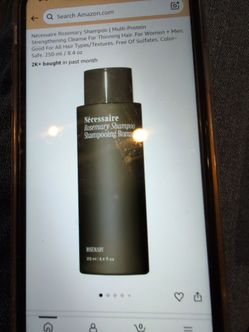 Necessaire rosemary shampoo. Brand new
