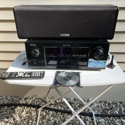 Denon Surround Sound Receiver / Amp with Polk Audio Speaker