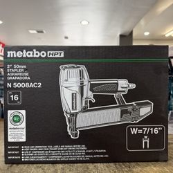 Metabo Hpt 16 Ga 7/16” Medium Crown Stapler 