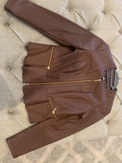 INC Brown jacket, petite,size M.