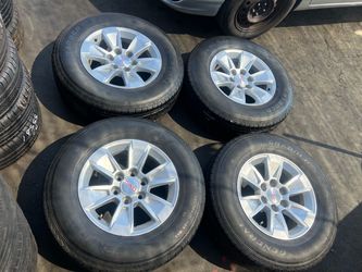 (4) 17” GMC Wheels Installation Included