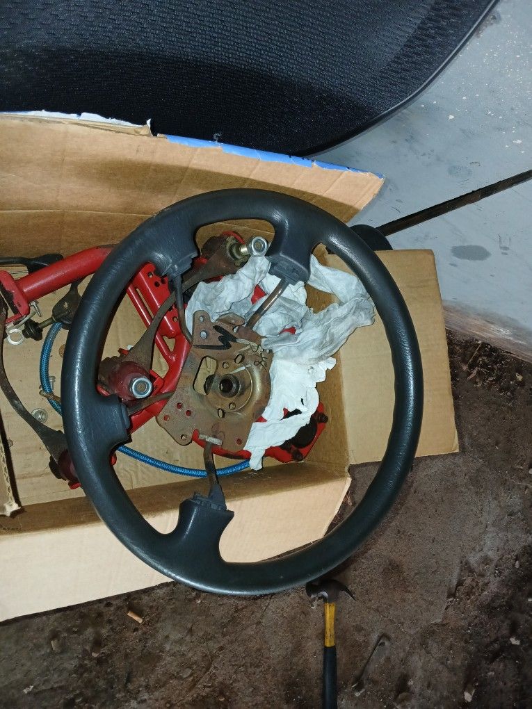 Stock Honda Steering Wheel Complete