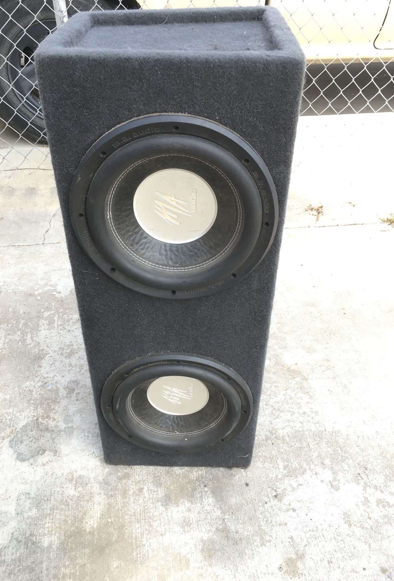MA audio 10inch speakers